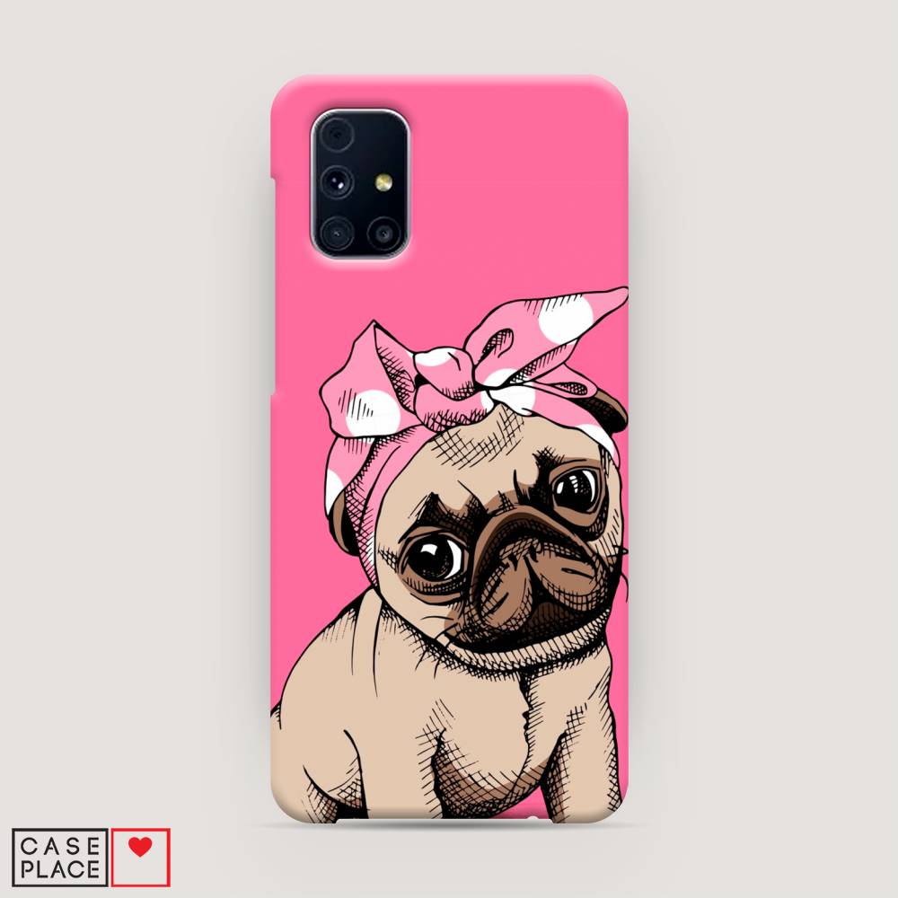 фото Чехол awog "dog pin-up" для samsung galaxy m31s