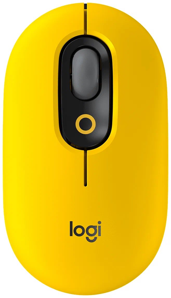 Беспроводная мышь Logitech POP Mouse Yellow (910-006546)