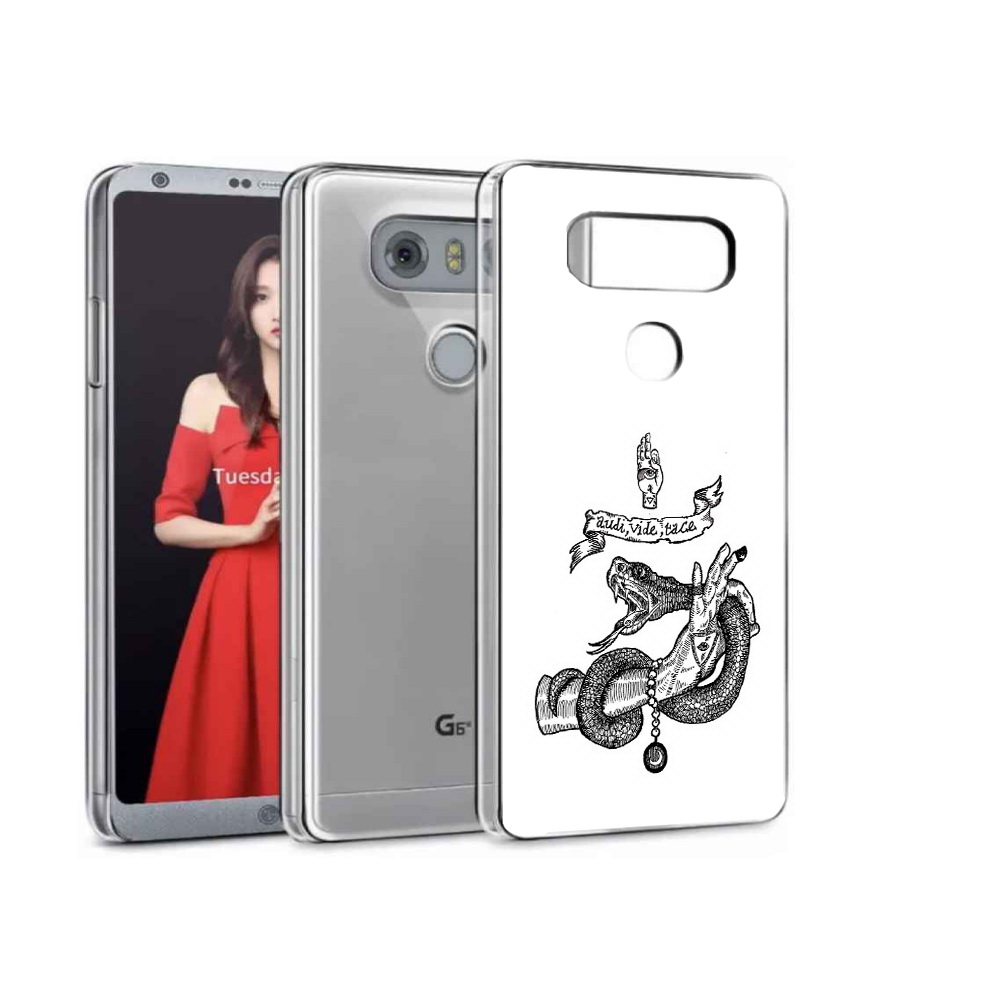 

Чехол MyPads Tocco для LG G5 змея на руке рисунок, Прозрачный, Tocco