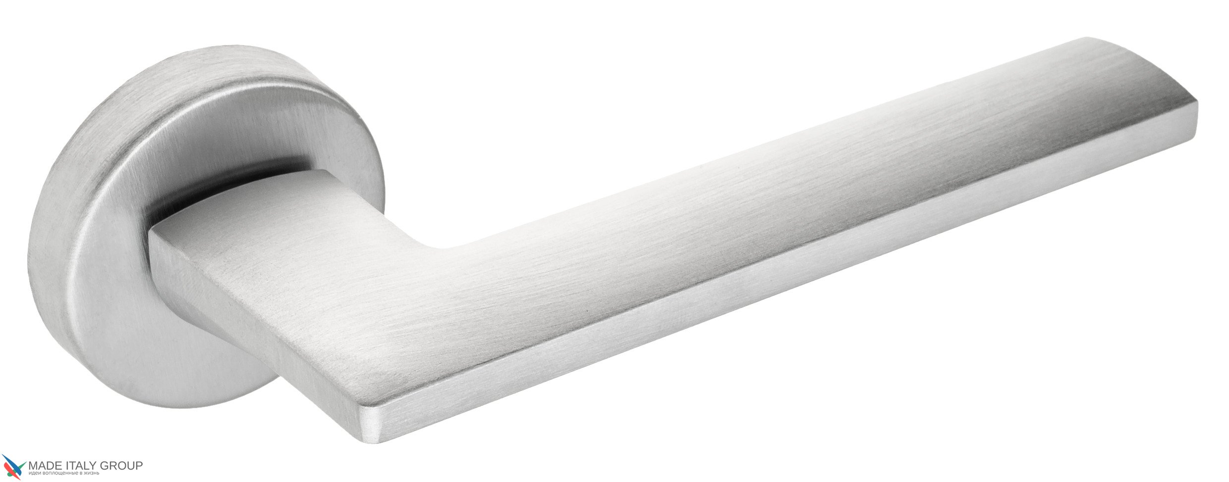 

Дверная ручка Fratelli Cattini FCT576 SHAPE 7-CS матовый хром, Серебристый