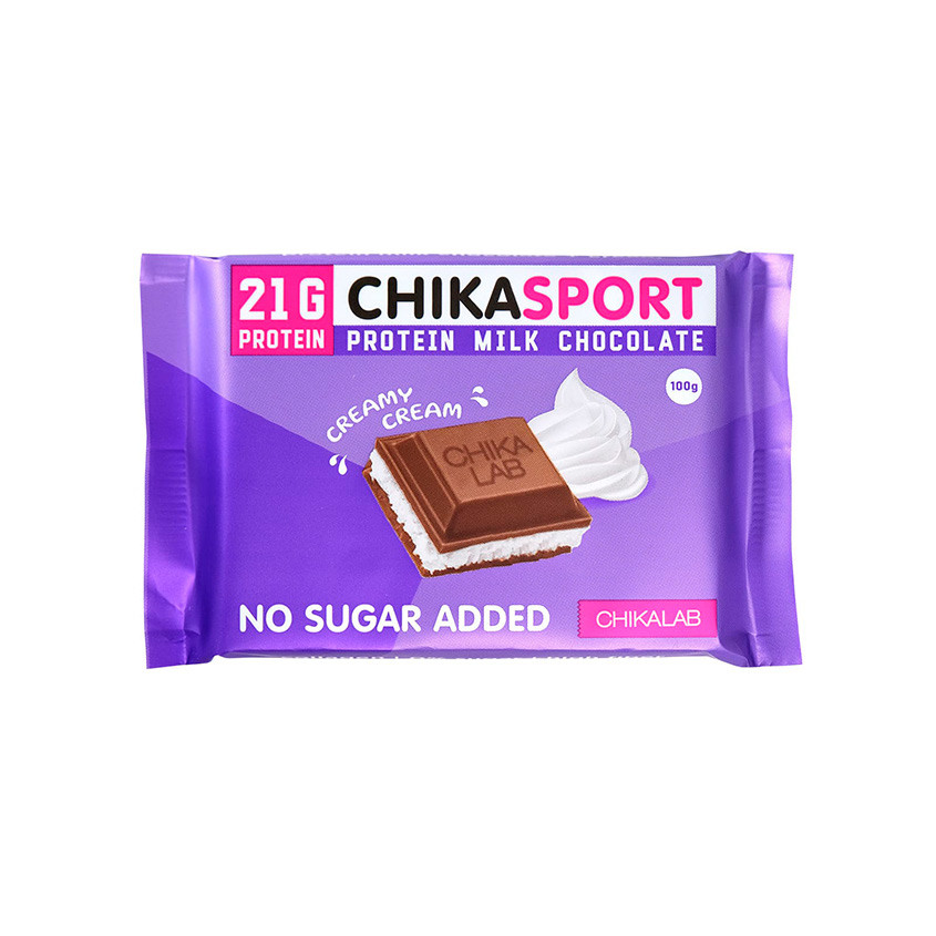 

Шоколад Chikalab Chika Sport молочный, со сливочной начинкой, 100 г