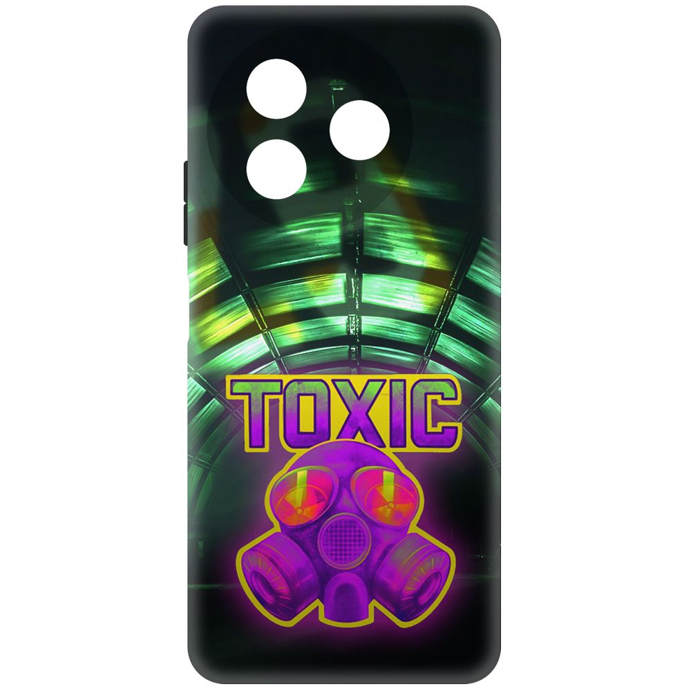 

Чехол-накладка Krutoff Soft Case Cтандофф 2 (Standoff 2) - Стикер Toxic для ITEL S24, Черный