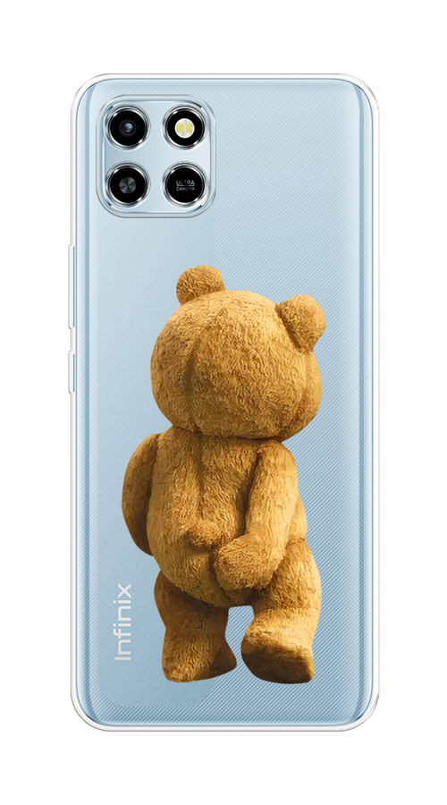 

Чехол на Infinix Smart 6 HD "Медвежья спина", Коричневый;прозрачный, 3101650-1