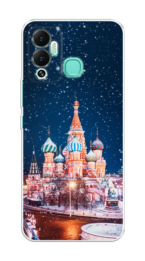 

Чехол на Infinix Hot 12 Play "Москва 1", Коричневый;синий;белый, 3101750-1