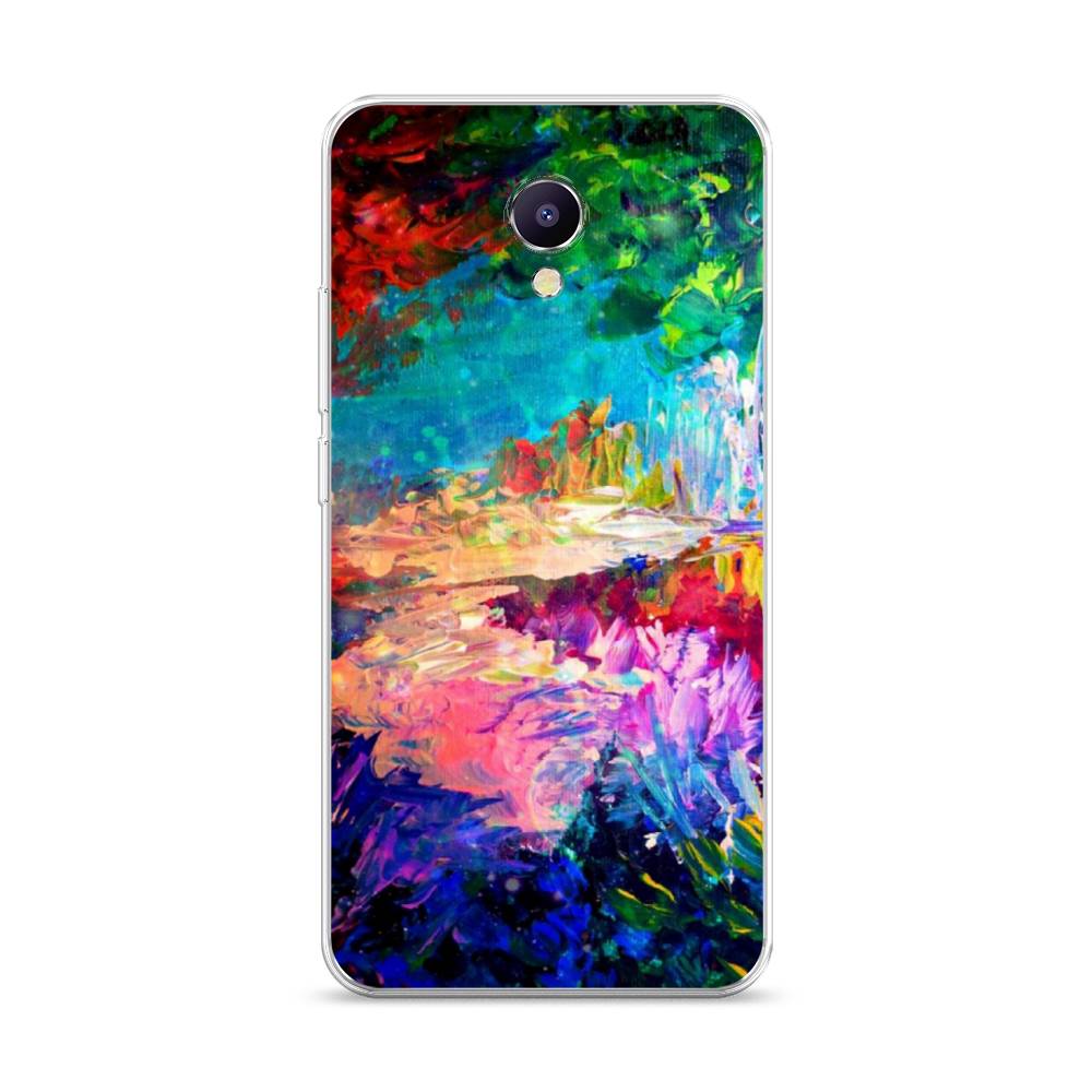 

Чехол на Meizu M5 Note "Лес-гуашь", Синий;розовый;зеленый, 71650-4