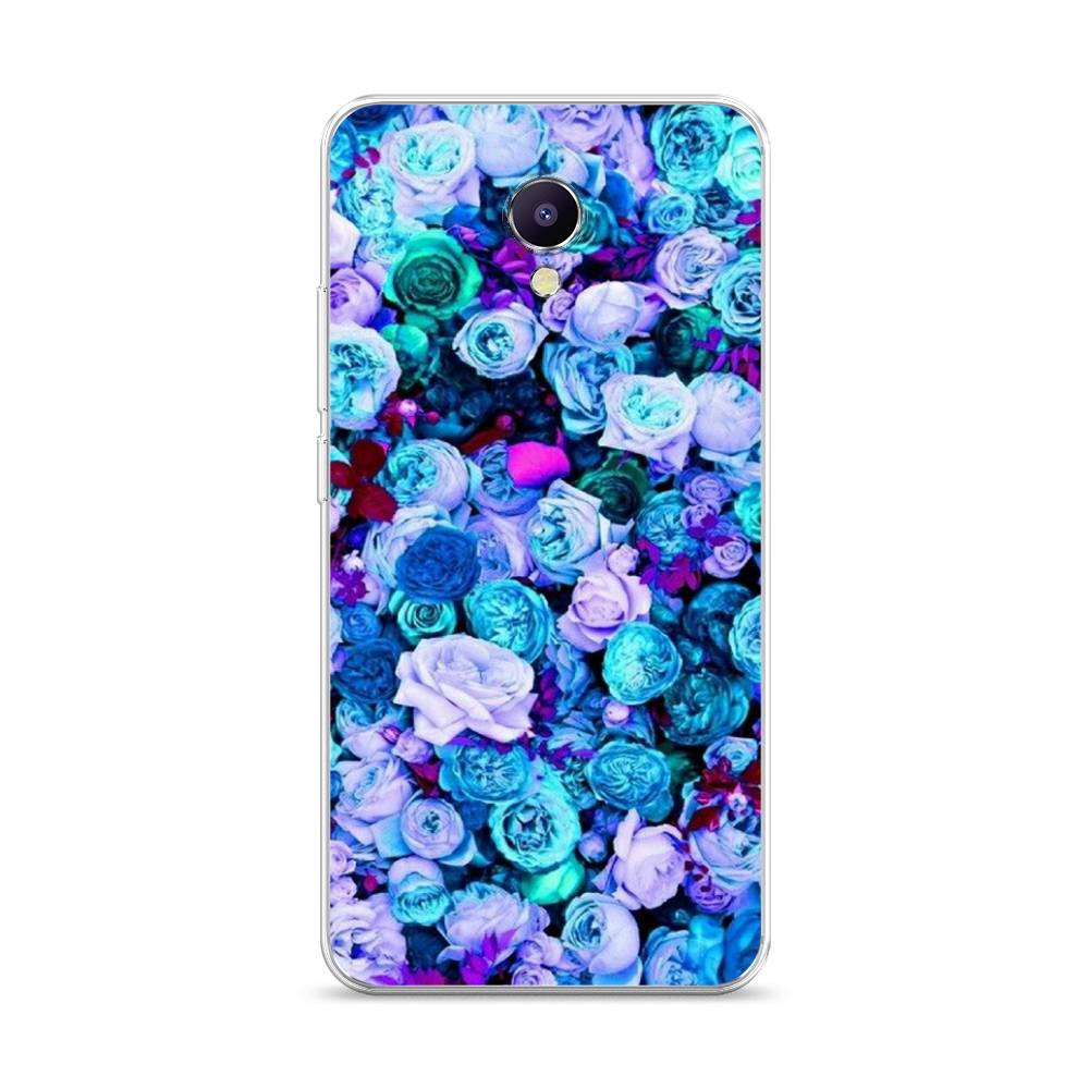 

Чехол на Meizu M5 Note "Цветочный ковер", Фиолетовый, 71650-2