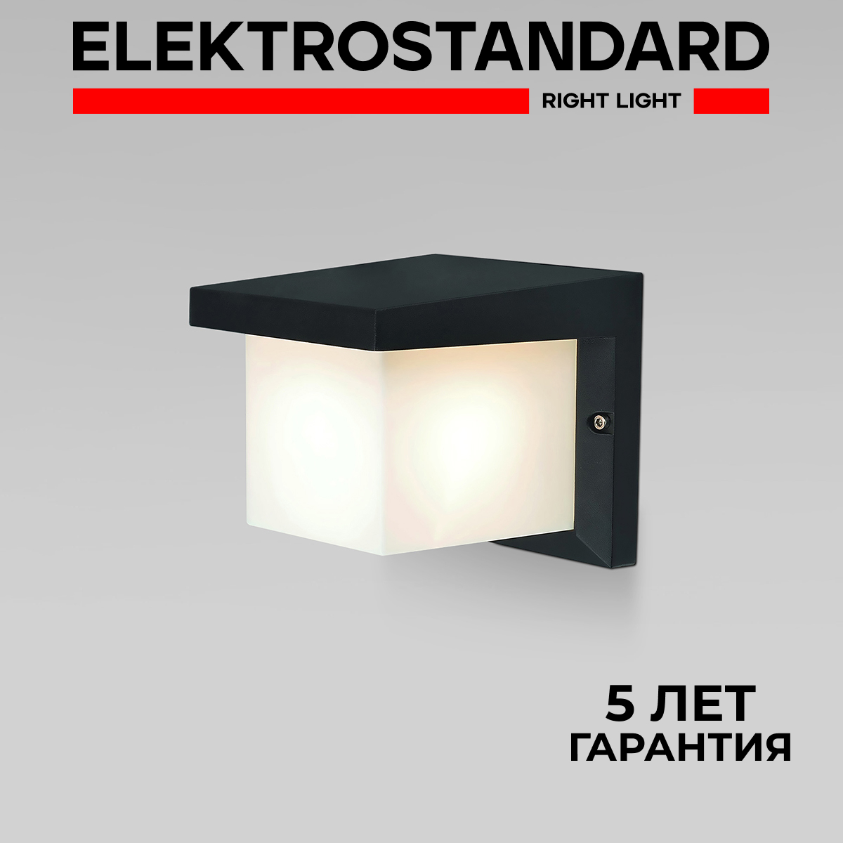 

Уличный настенный светильник Elektrostandard Shelter Grit 1540 Techno E27 IP54 черный, Shelter