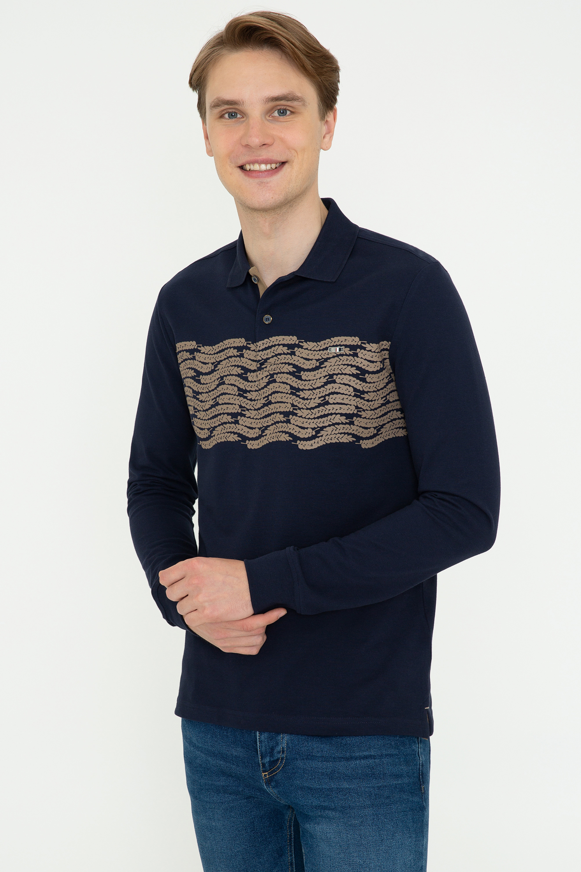 

Свитшот мужской U.S. POLO Assn. G081SZ0820WAVY синий L, G081SZ0820WAVY
