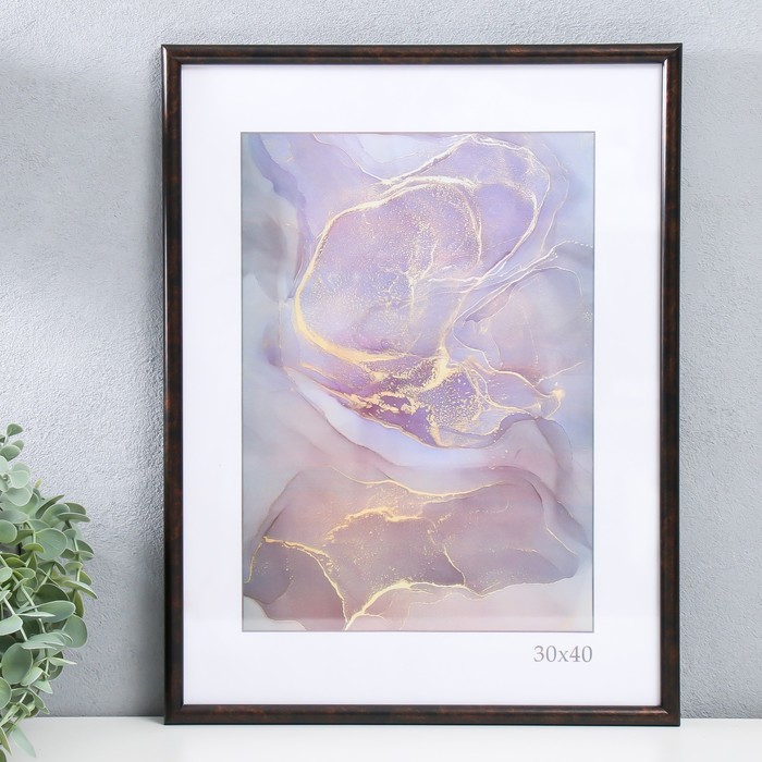 

Фоторамка пластик "Радуга" 30х40 см, кофе, Коричневый