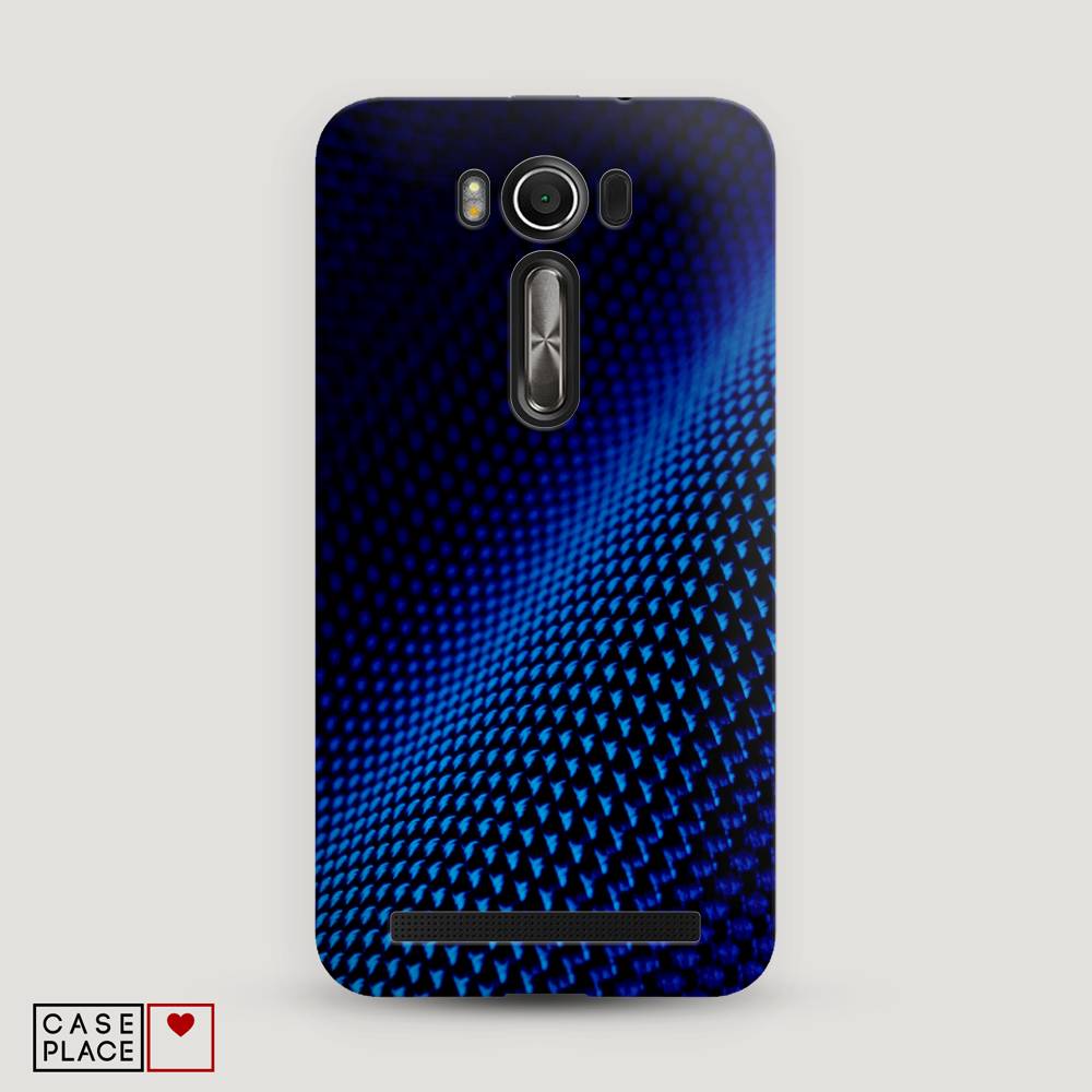 фото Чехол awog "синий карбон" для asus zenfone 2 laser ze550/551kl