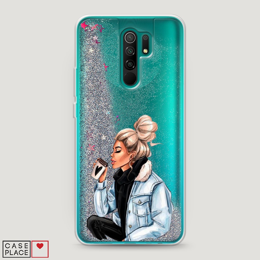 

Чехол Awog на Xiaomi Redmi 9 "Cute girl", Разноцветный, 38391-1