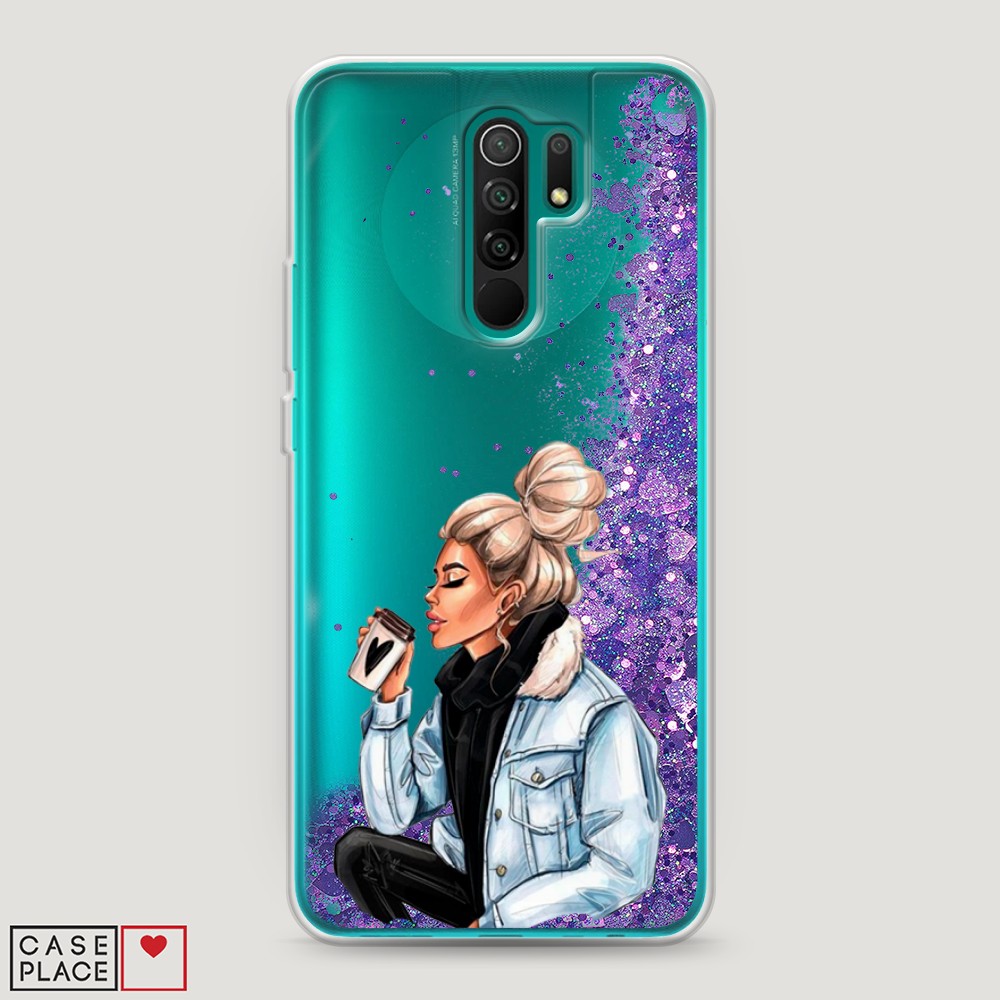 

Чехол Awog на Xiaomi Redmi 9 "Cute girl", Разноцветный, 38392-1