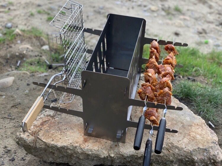 Мангал R-SAUNA вертикальный маленький, 22578