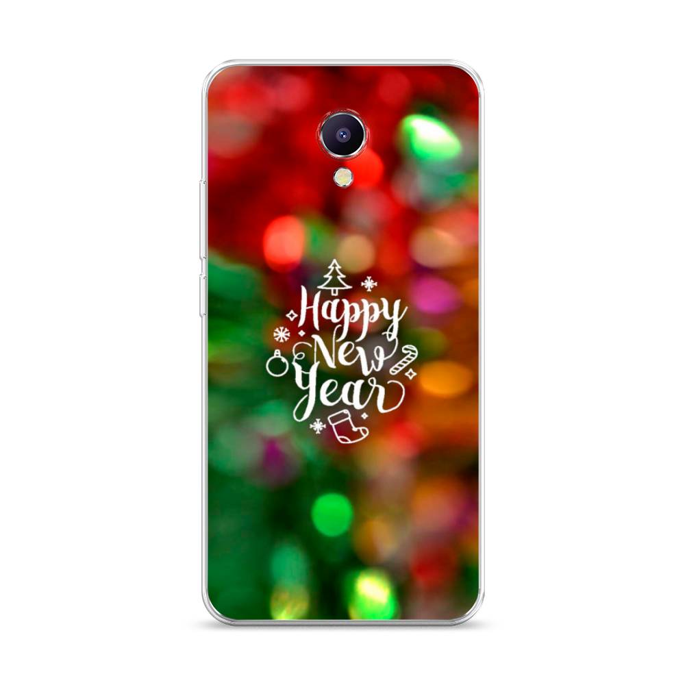 

Чехол на Meizu M5 Note "Новый Год на елке", Зеленый;красный;желтый, 71650-5