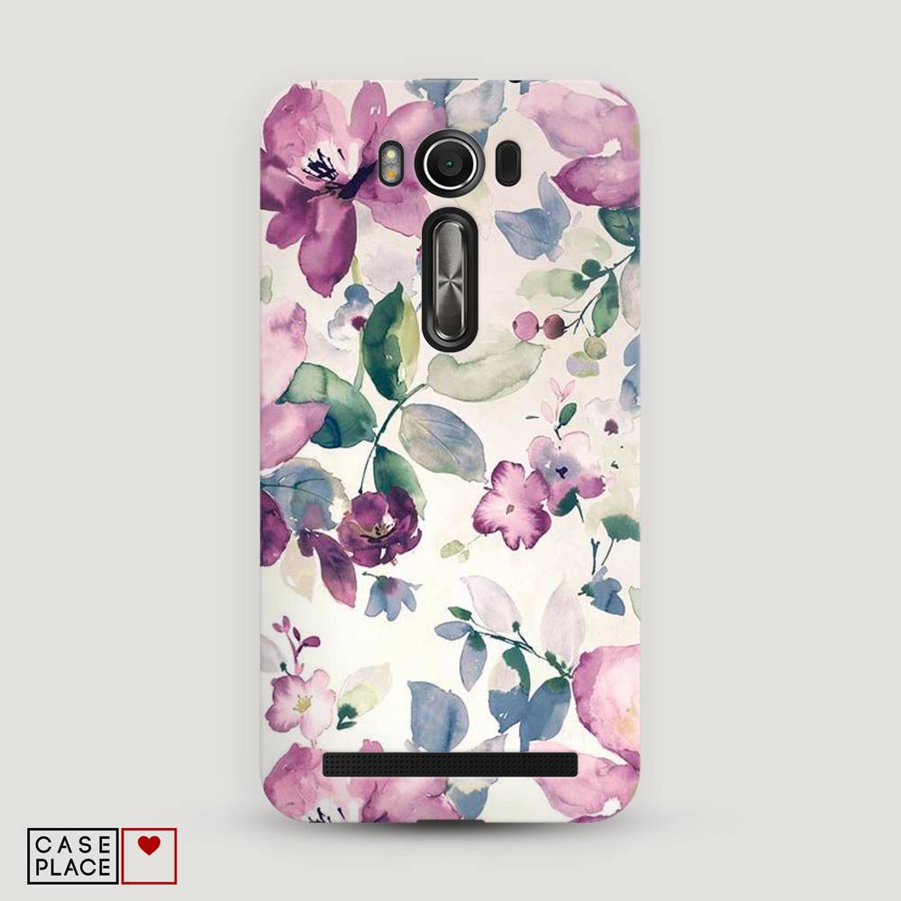 фото Чехол awog "акварельная нежность" для asus zenfone 2 laser ze550/551kl