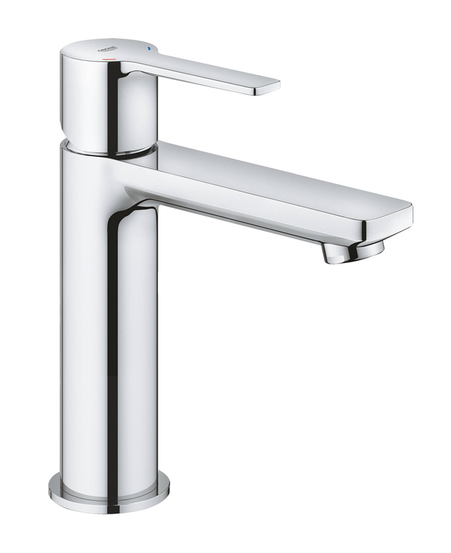 фото Смеситель для раковины grohe lineare new с донным клапаном, s-size, хром (23106001)