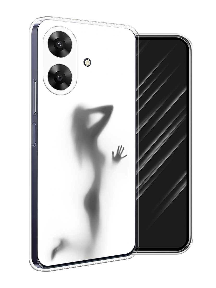 

Чехол Awog на Realme Note 60 "Стекло в душе", Белый;серый;черный, 2518550-1