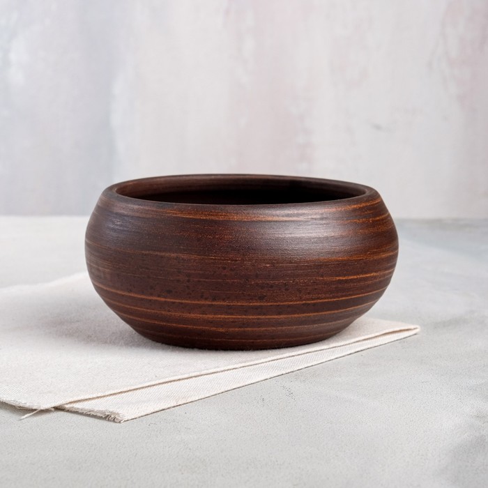 

Салатник "Маврика", гончарный, красная глина, 0.8 л