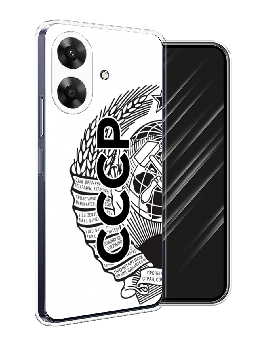 

Чехол Awog на Realme Note 60 "Герб СССР", Черный;серый;белый, 2518550-1