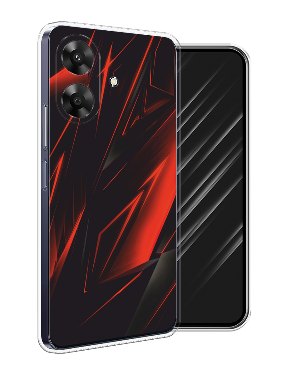 

Чехол Awog на Realme Note 60 "Игровой фон", Бордовый;красный;черный, 2518550-1
