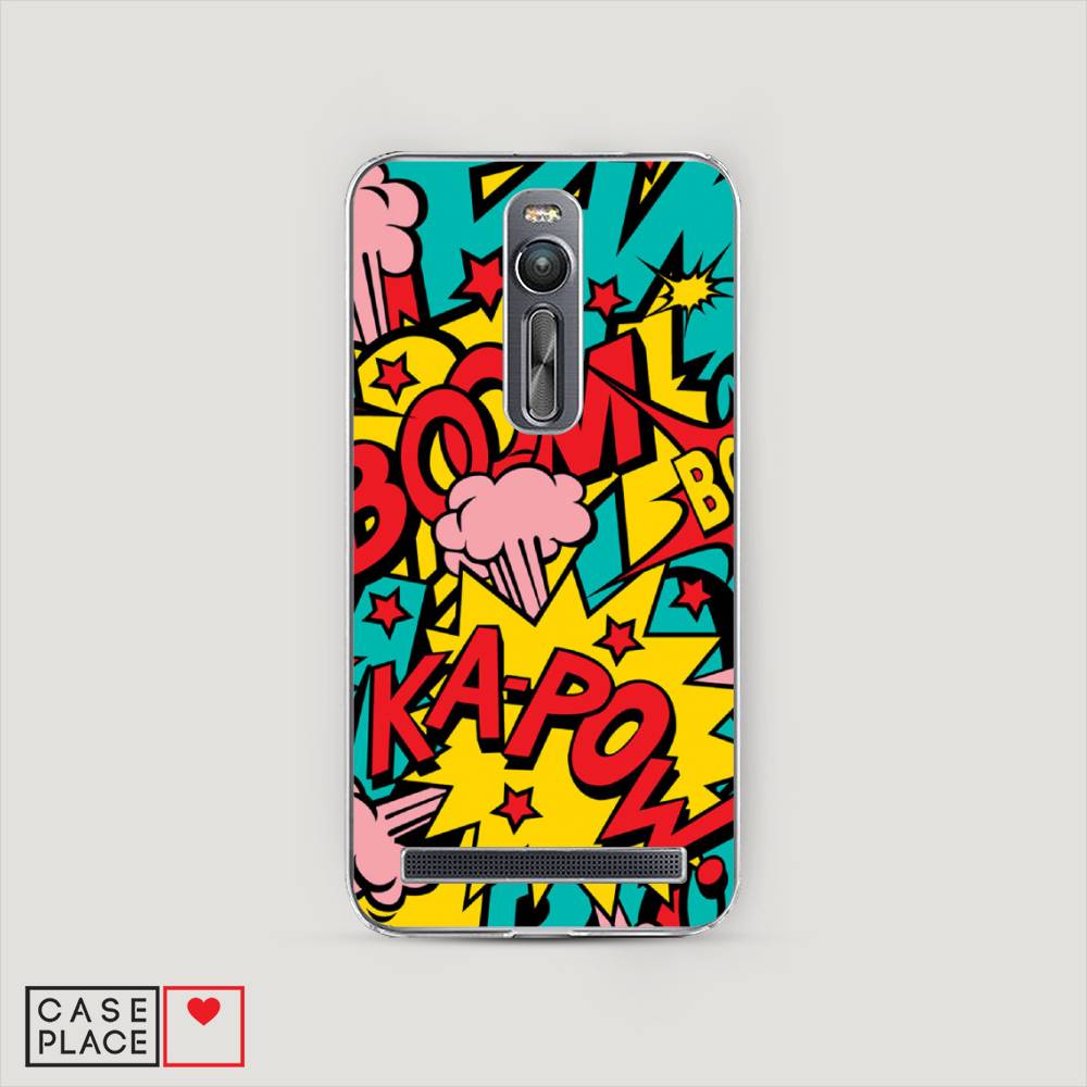 фото Чехол awog "постер pop art" для asus zenfone 2 ze550ml/ze551ml