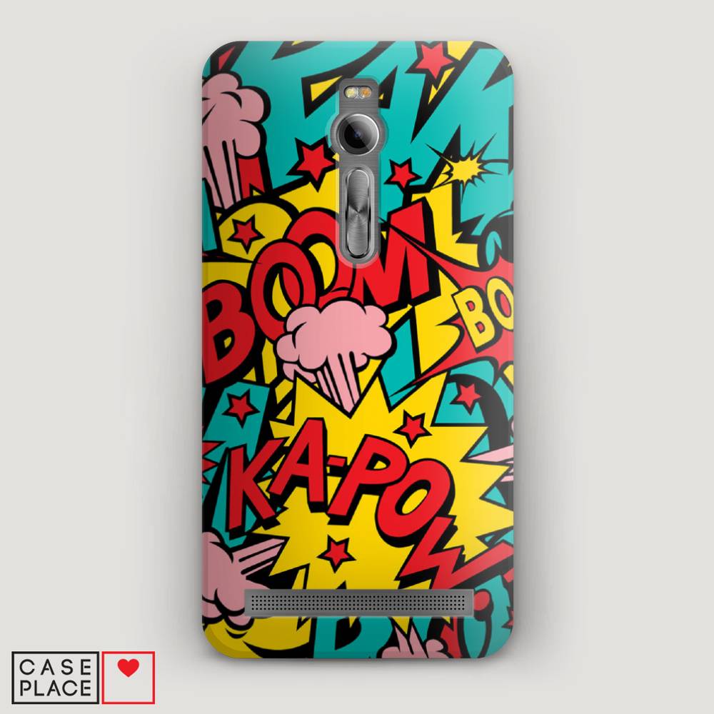 фото Чехол awog "постер pop art" для asus zenfone 2 ze550ml/ze551ml