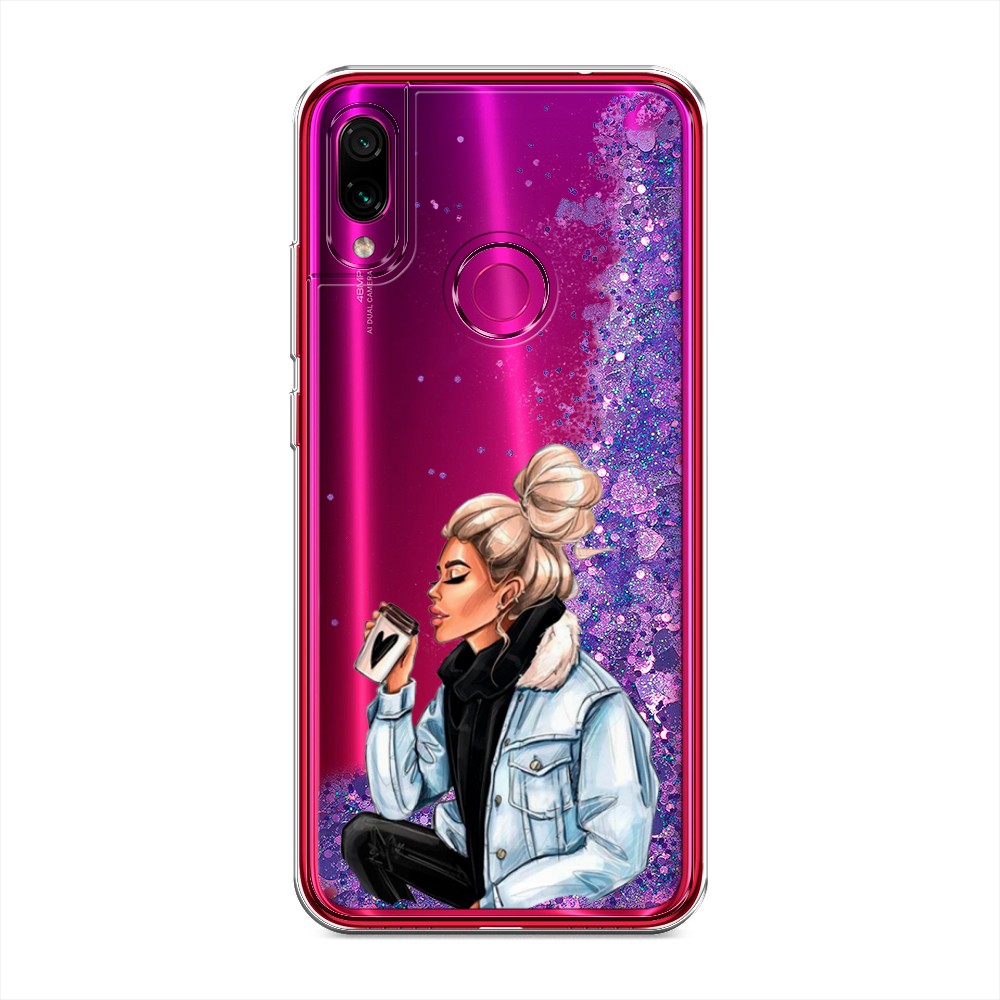

Чехол Awog на Xiaomi Redmi Note 7 "Cute girl", Разноцветный, 34792-1