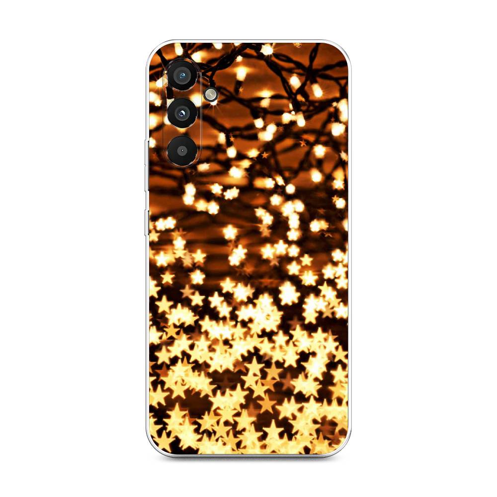 

Чехол на Samsung Galaxy A34 5G Новогодняя гирлянда, Золотистый, 2107850-5