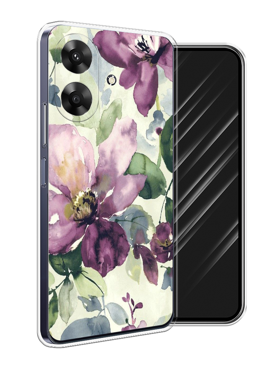 

Чехол Awog на Realme Note 60 "Сиреневые цветы-акварель", Фиолетовый, 2518550-1