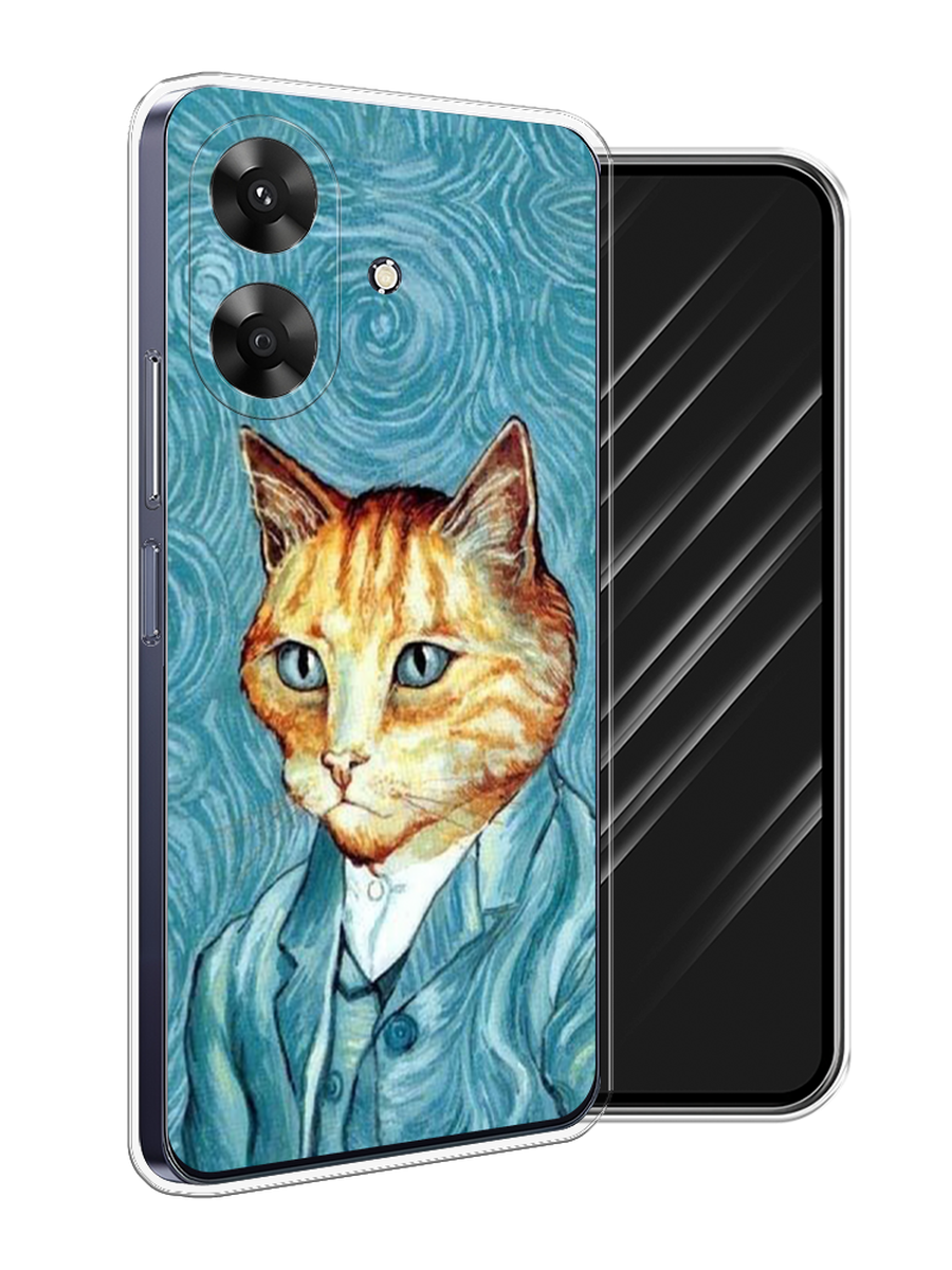 

Чехол Awog на Realme Note 60 "Кот Ван Гог", Голубой;коричневый, 2518550-1