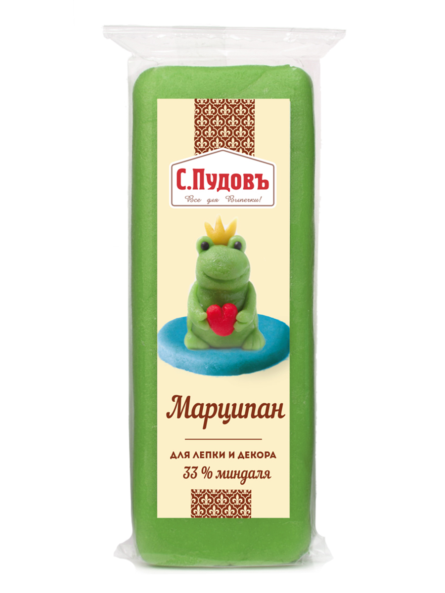 

Марципан зеленый, С. Пудовъ, 100 г
