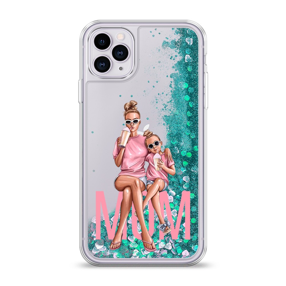 

Жидкий чехол с блестками "Lovely mom" на Apple iPhone 11 Pro, 12395-1