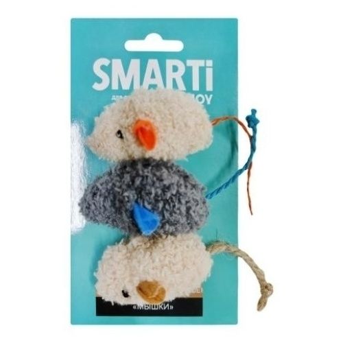 

Игрушка для кошек Smarti мышки 3 шт