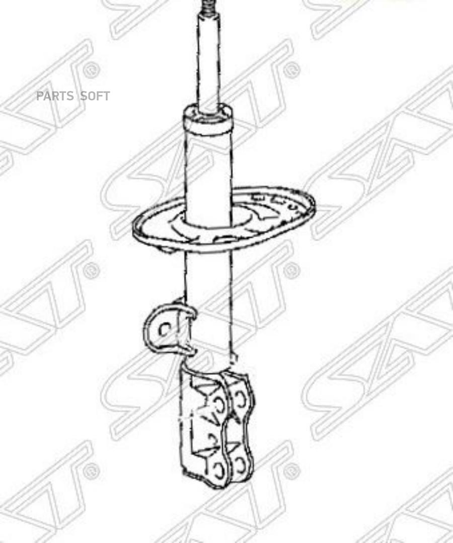 

SAT Стойка передняя TOYOTA RAV4 05- LH