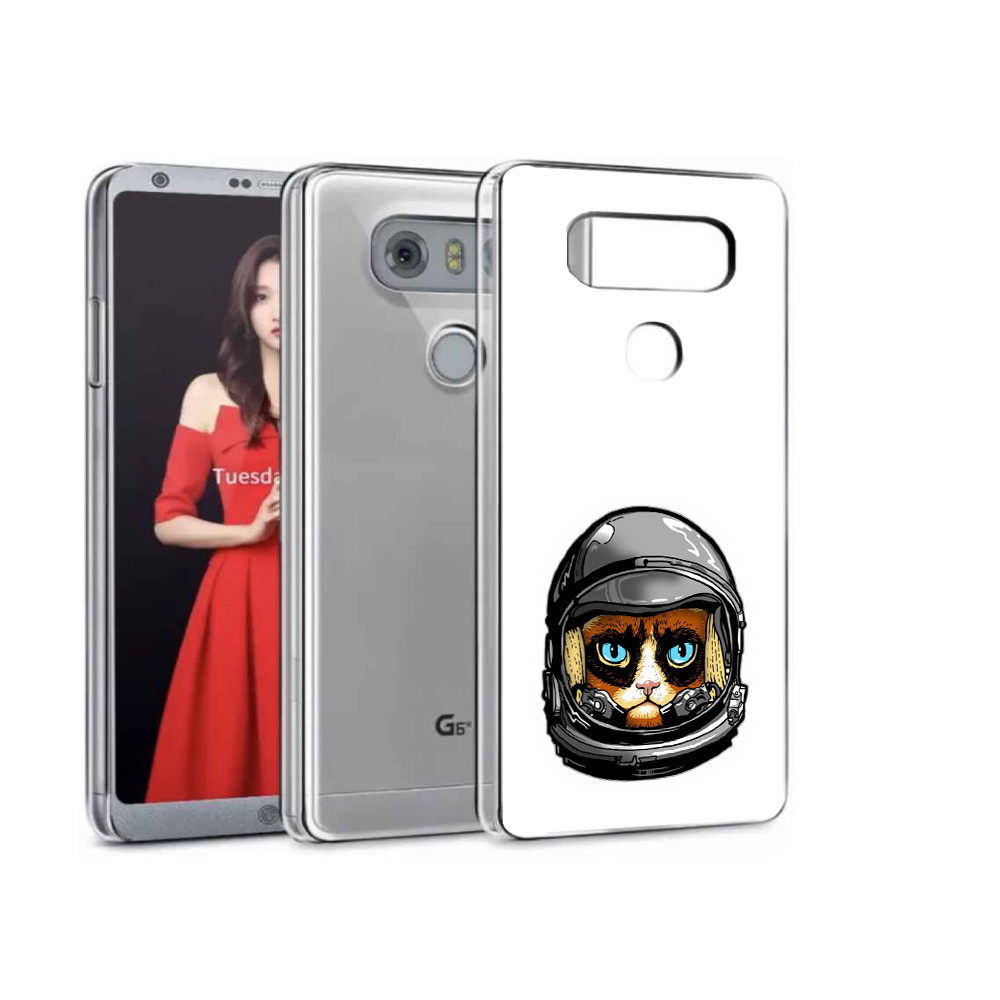 

Чехол MyPads Tocco для LG G5 кот космонавт, Прозрачный, Tocco