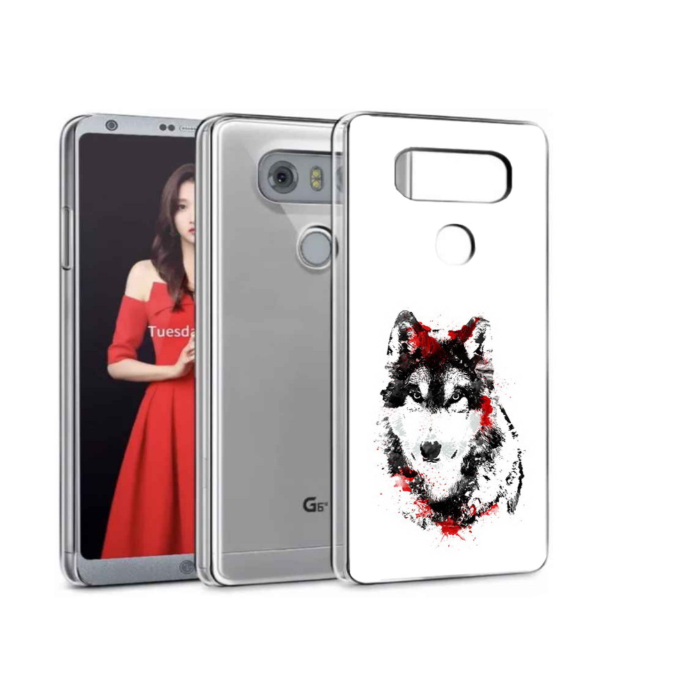 Чехол MyPads Tocco для LG G5 кровавый волк