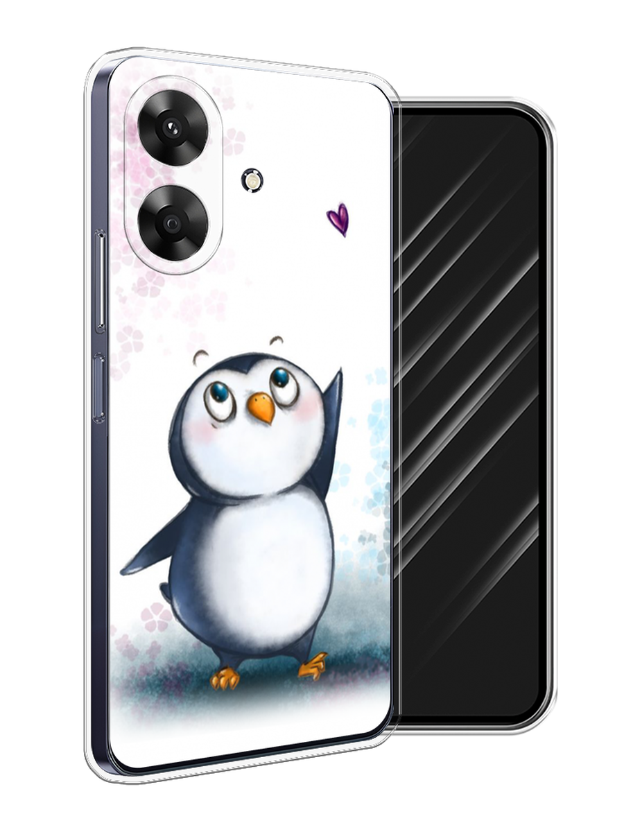 

Чехол Awog на Realme Note 60 "Пингвин и сердечко", Белый, 2518550-1