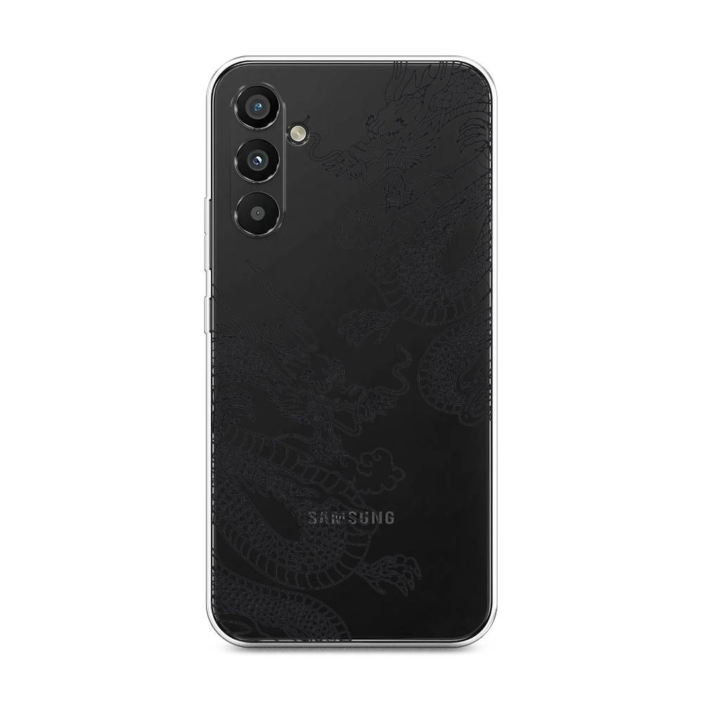 

Чехол на Samsung Galaxy A34 5G "Два китайских дракона", Серый;черный, 2107850-1
