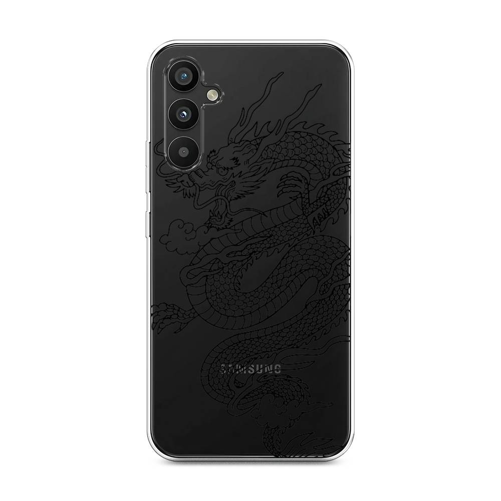 

Чехол на Samsung Galaxy A34 "Большой китайский дракон", Черный;серый, 2107850-1