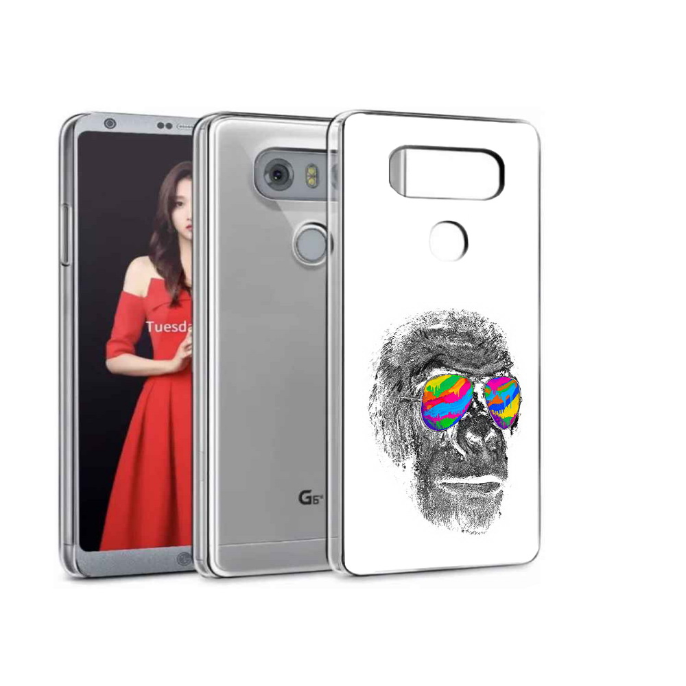

Чехол MyPads Tocco для LG G5 крутая обезьяна в очках, Прозрачный, Tocco