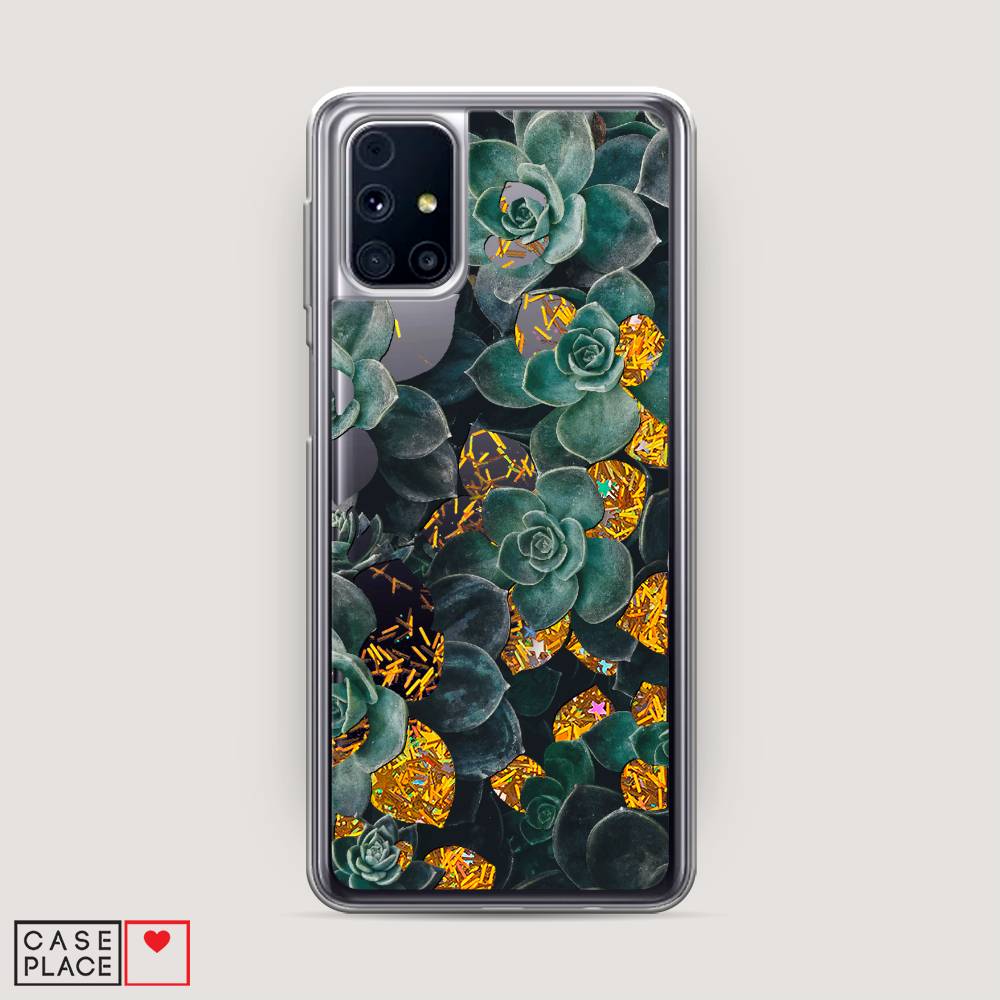 

Чехол Awog на Samsung Galaxy M31s / Самсунг M31s "Сукуленты цветные", Зеленый, 2101490-1