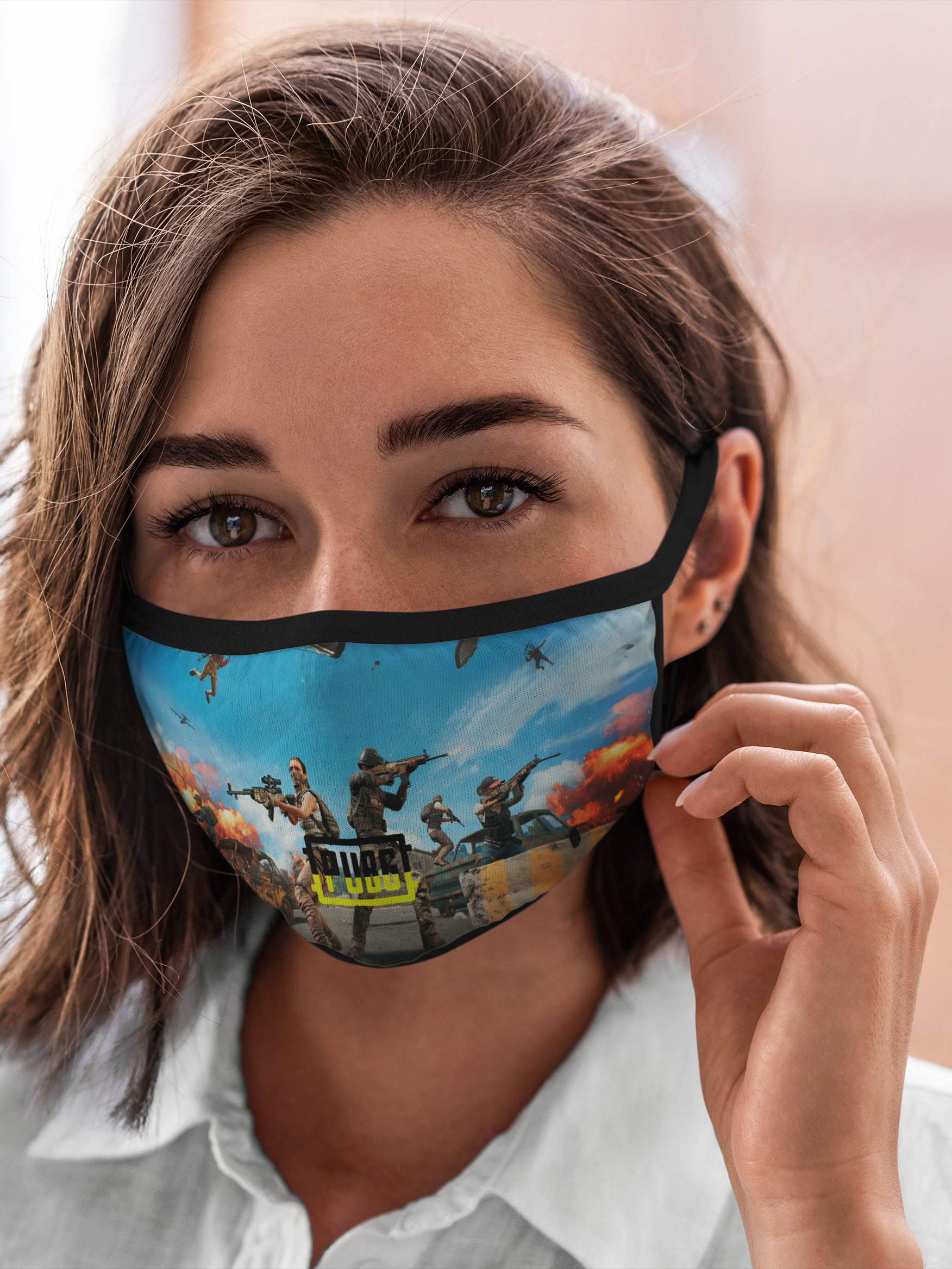 

Многоразовая маска унисекс Burnettie Pubg, Разноцветный, Pubg