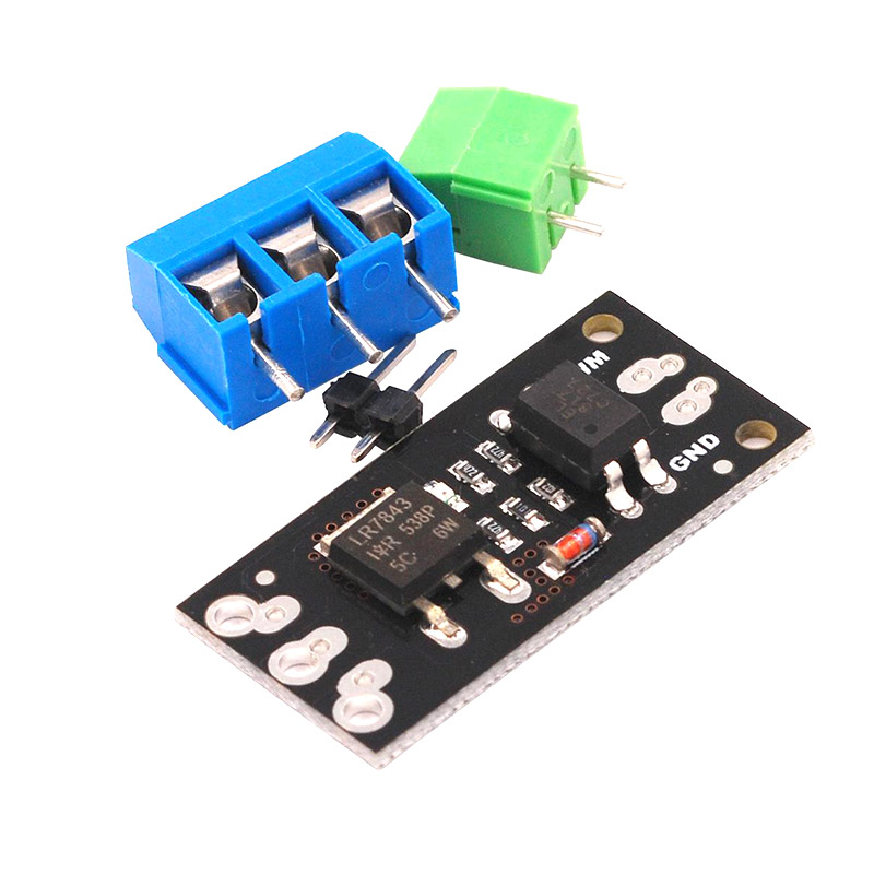 

50 штук, Модуль MOSFET транзистора LR7843 (силовой ключ) с опторазвязкой