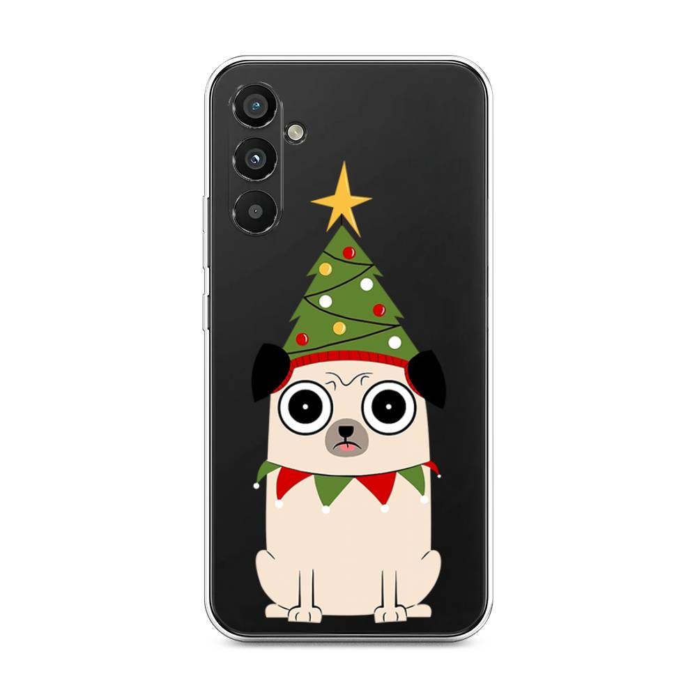 Чехол на Samsung Galaxy A34 5G Собачка с ёлочкой