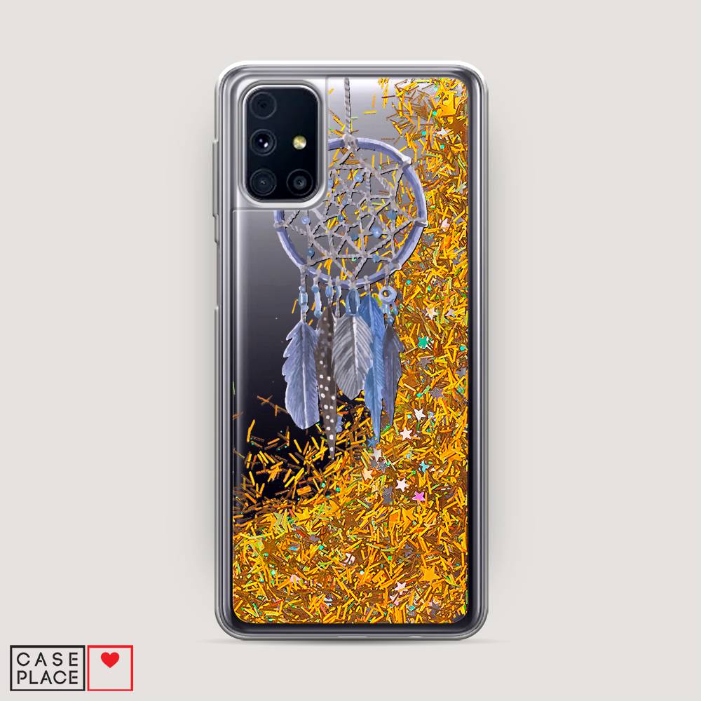 

Чехол Awog на Samsung Galaxy M31s / Самсунг M31s "Синий ловец снов акварель", Серый, 2101490-1