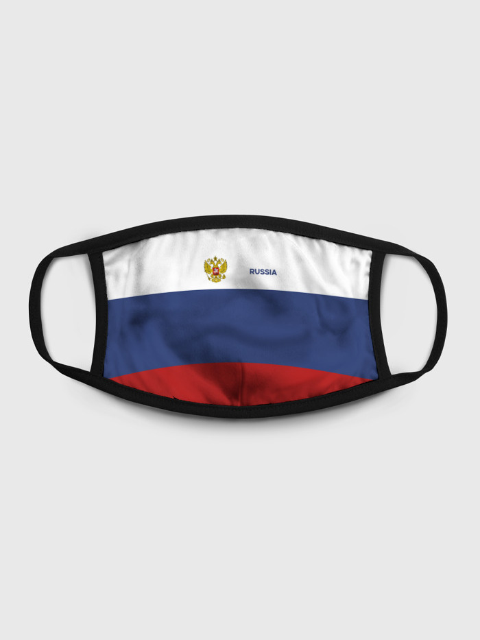 

Многоразовая маска унисекс Burnettie Россия Триколор, Разноцветный, Россия Триколор