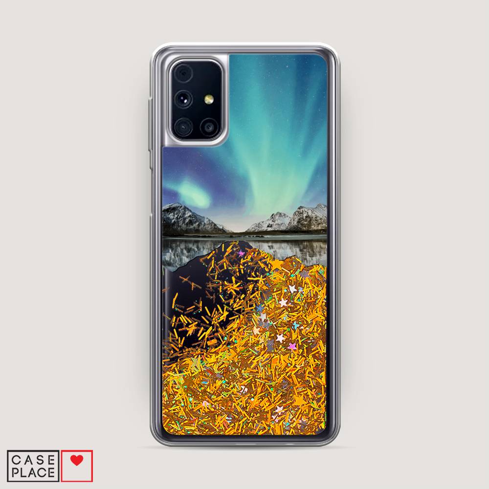 

Чехол Awog на Samsung Galaxy M31s / Самсунг M31s "Горное озеро и сияние", Голубой, 2101490-1