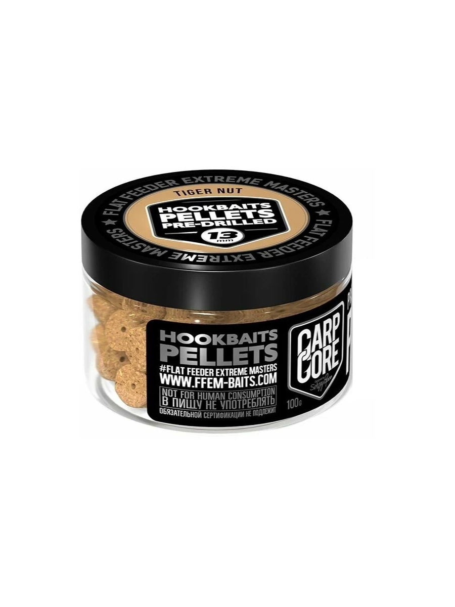 

Насадочный пеллетс FFEM Hookbaits Pellets Tiger Nut 13mm Тигровый орех 100г, Разноцветный, HOOKBAITS_PELLETS_13mm_TigerNut