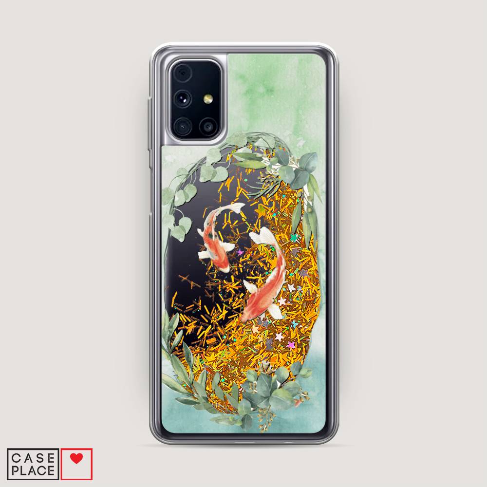 

Чехол Awog на Samsung Galaxy M31s / Самсунг M31s "Две золотые рыбки", Зеленый, 2101490-1