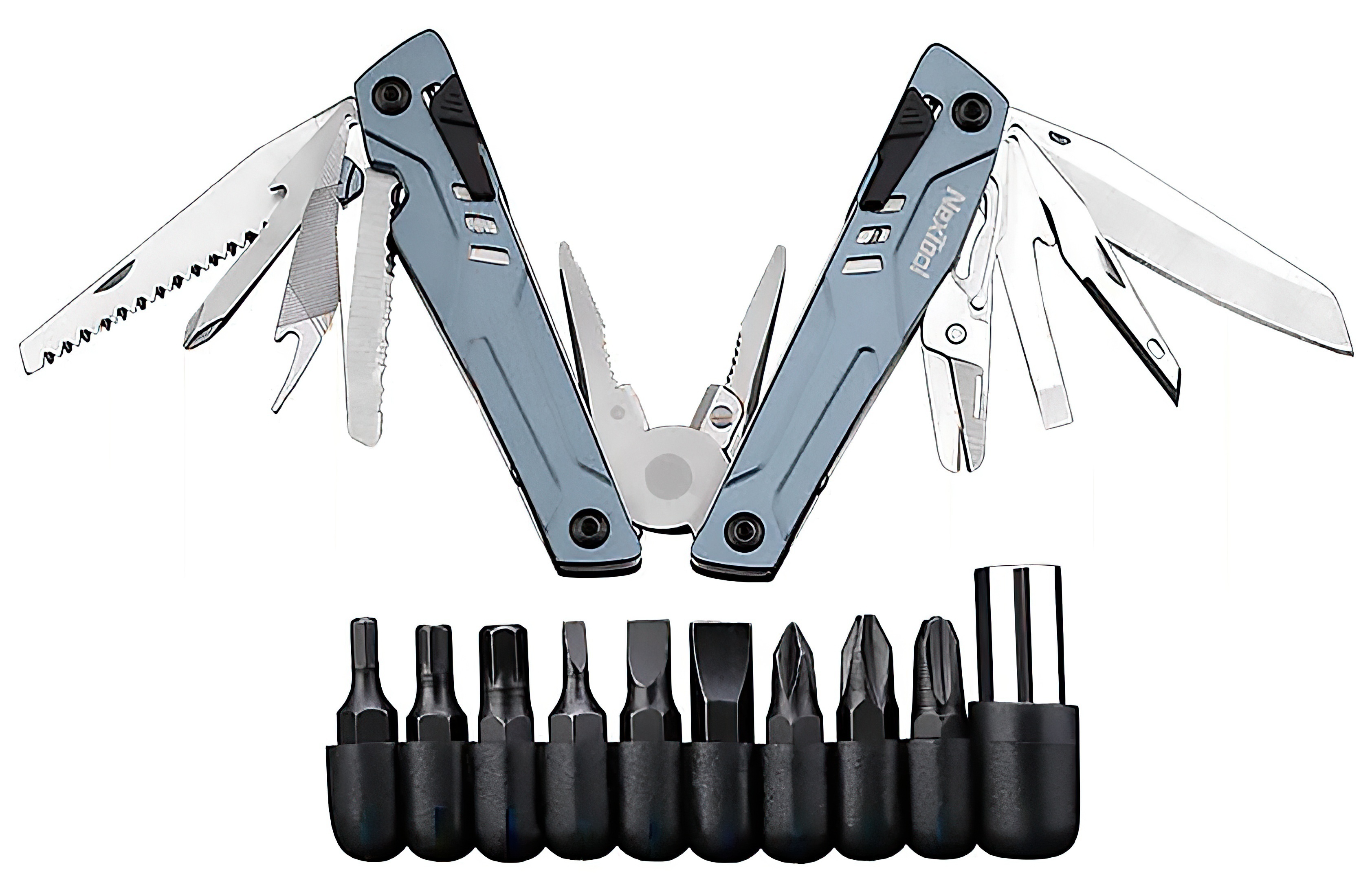 фото Мультитул xiaomi nextool sailor pro 14-in-1 multi-function tools silver (ne20102)